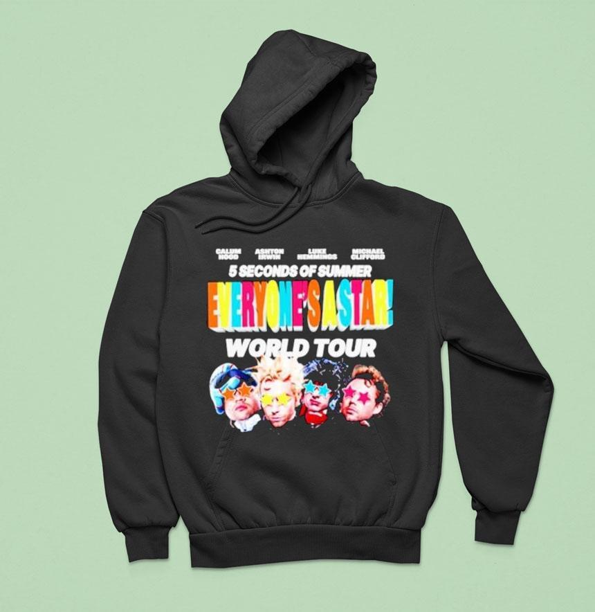 Seconds Of Summer World Tour Hoodie Seconds Of Summer World Tour Hoodie