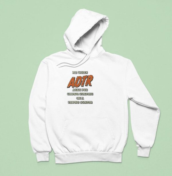 A Day To Remember Me When Adtr Asks For Crowd Surfing On A Crowd Surfer Racoon Hoodie