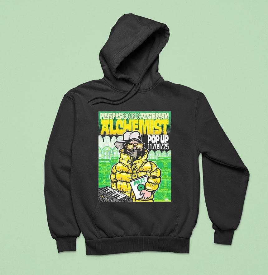 Alchemist Platypus Records Amsterdam Pop Up On November Hoodie Alchemist Platypus Records Amsterdam Pop Up On November Hoodie