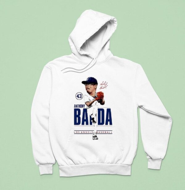 Anthony Banda Los Angeles Dodgers Caricature Hoodie