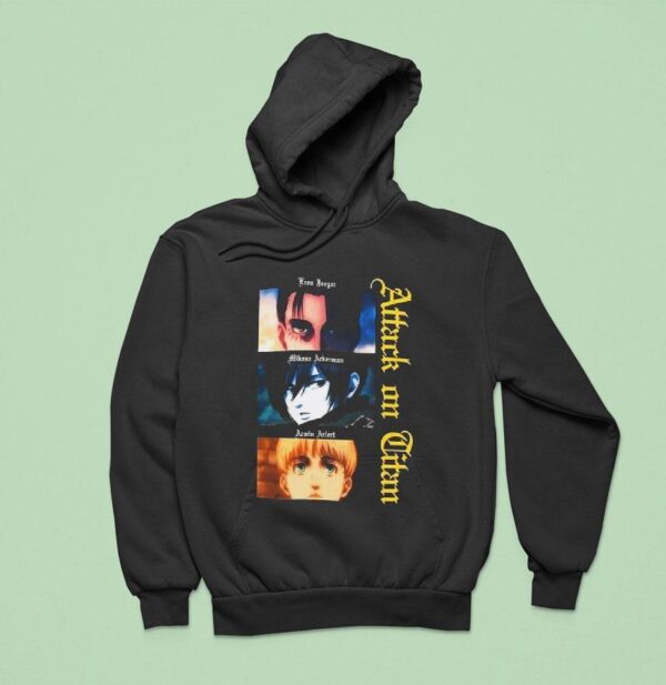 Attack On Titan Trio Eyes Hoodie