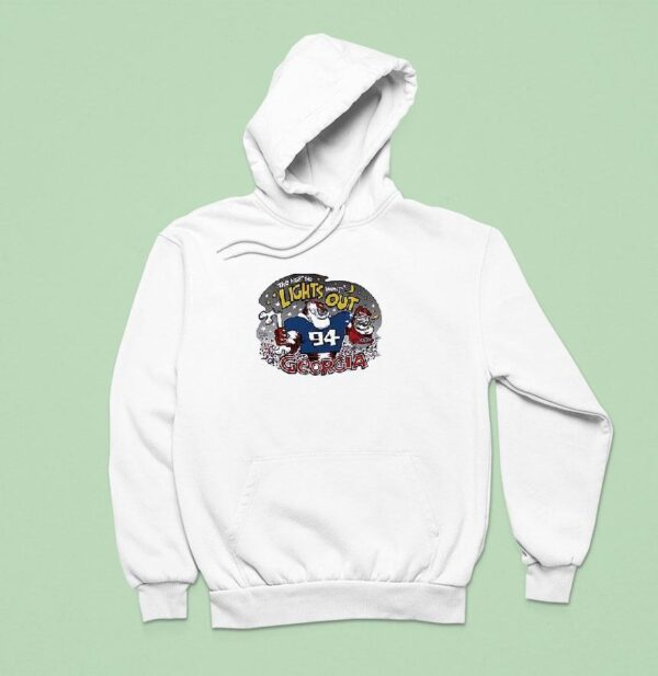 Auburn Tigers Vs Georgia Bulldogs The Night The Lights Went Out Dog Gone Hoodie