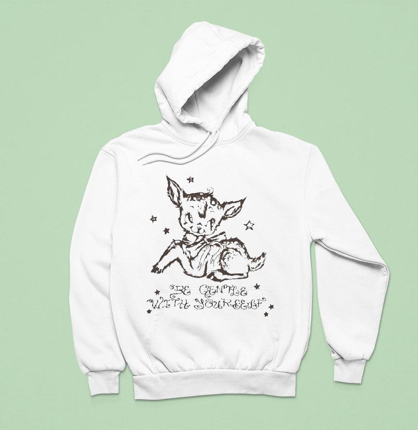 Be Gentle With Yourself Lamb Hoodie Be Gentle With Yourself Lamb Hoodie