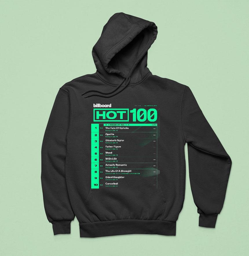 Billboard Hot Chart Thar Berah Taylor Swif Hoodie Billboard Hot Chart Thar Berah Taylor Swif Hoodie
