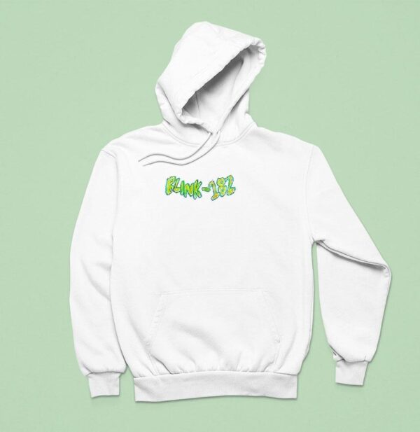 Blink One More Time Tour Smiley Sketch Logo Hoodie