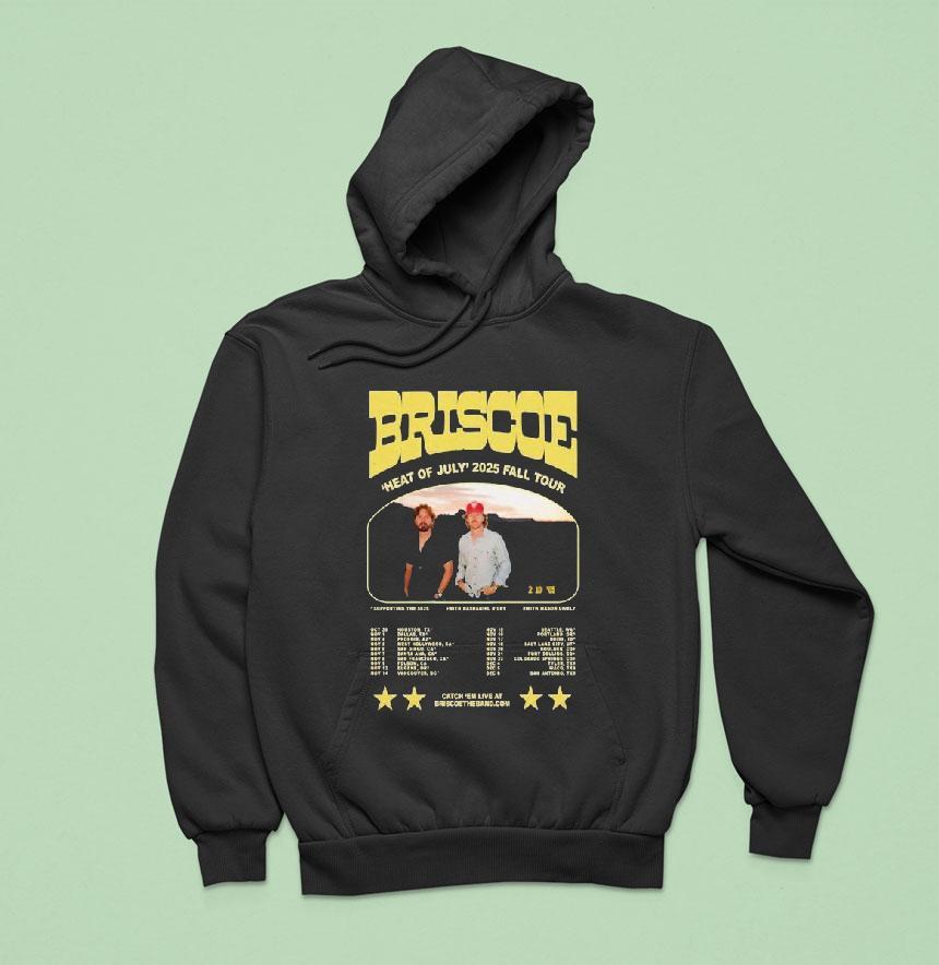 Briscoe Indie Folk Music Heat Of July Fall Tour Hoodie Briscoe Indie Folk Music Heat Of July Fall Tour Hoodie