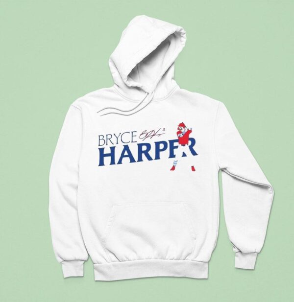 Bryce Harper Philadelphia Phillies Baseball Signature Hoodie