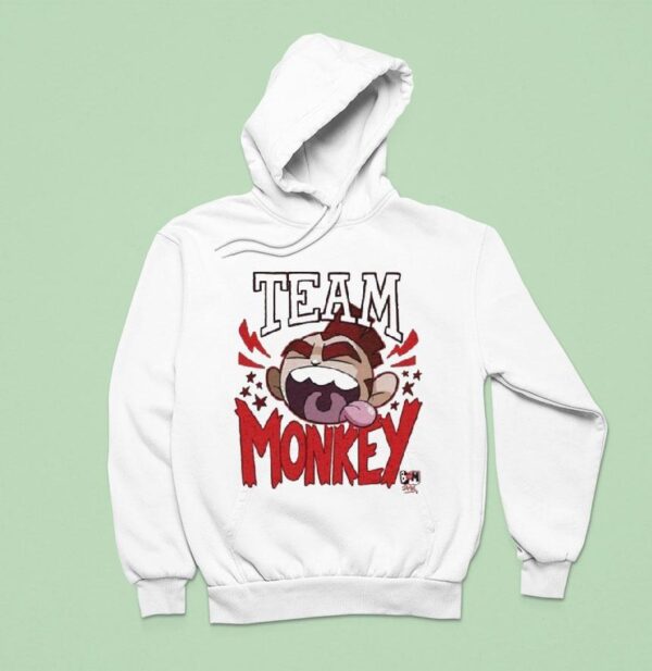 Bunny Vs Monkey Team Monkey Hoodie