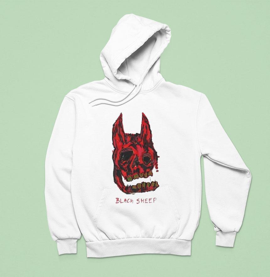 Caskey Black Sheep Skull Hoodie Caskey Black Sheep Skull Hoodie
