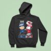 Charlie Brown Kansas City Royals And Snoopy Kansas City Chiefs Skyline Hoodie