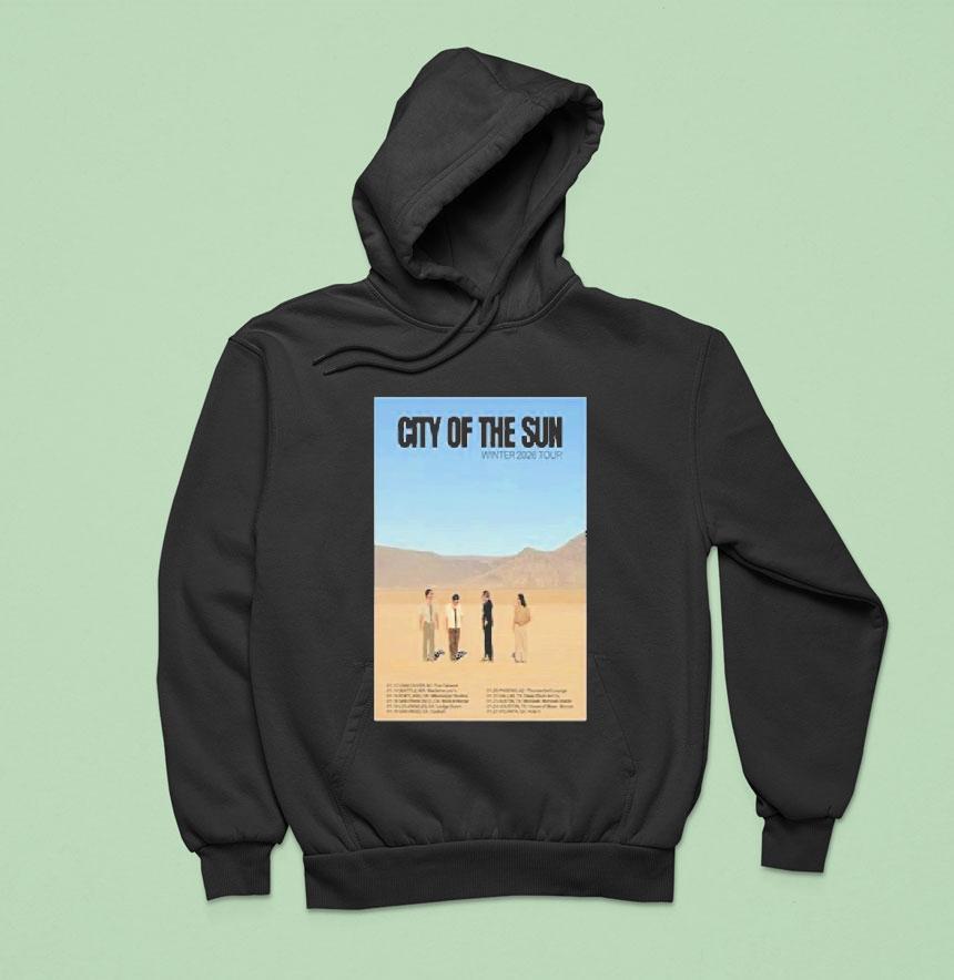 City Of The Sun Winter Tour Dates Hoodie City Of The Sun Winter Tour Dates Hoodie