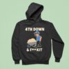Dan Campbell Th Down And Fk I Hoodie