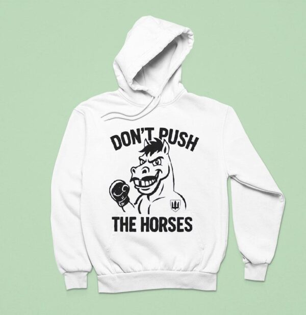 Don T Push The Horses Boxing Hoodie
