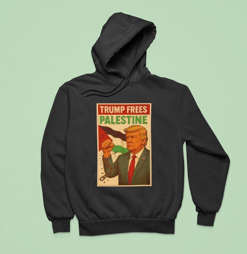 Donald Trump Frees Palestine Hoodie Donald Trump Frees Palestine Hoodie