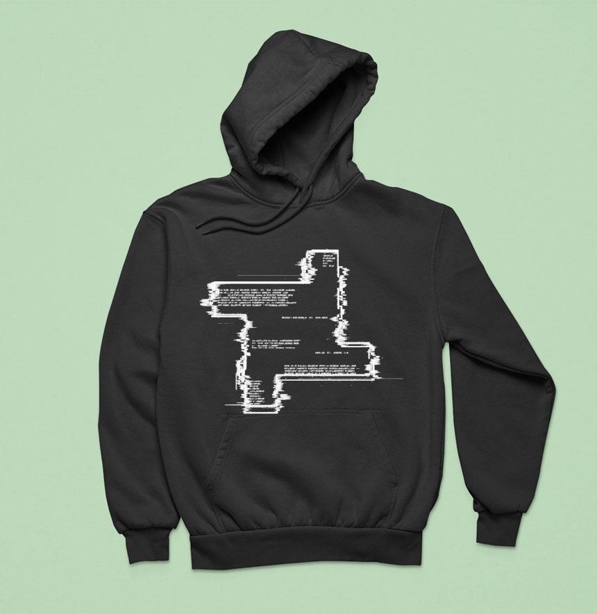 Fabric Glitch Hoodie Fabric Glitch Hoodie