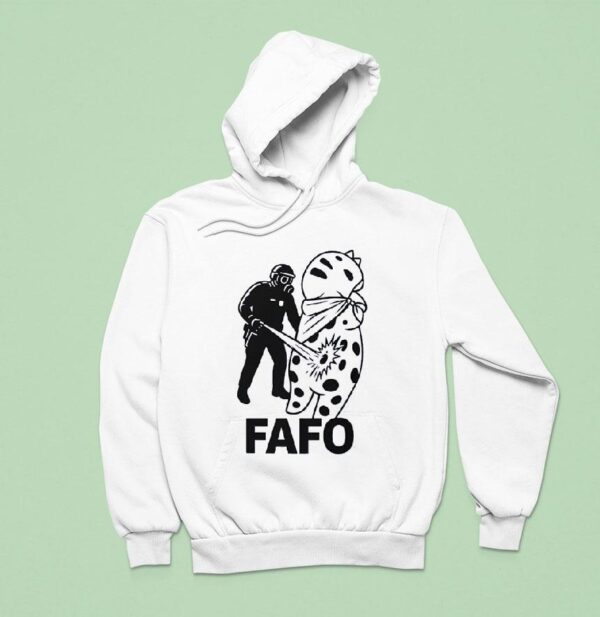 Fafo A Police Officer In Riot Gear Hoodie