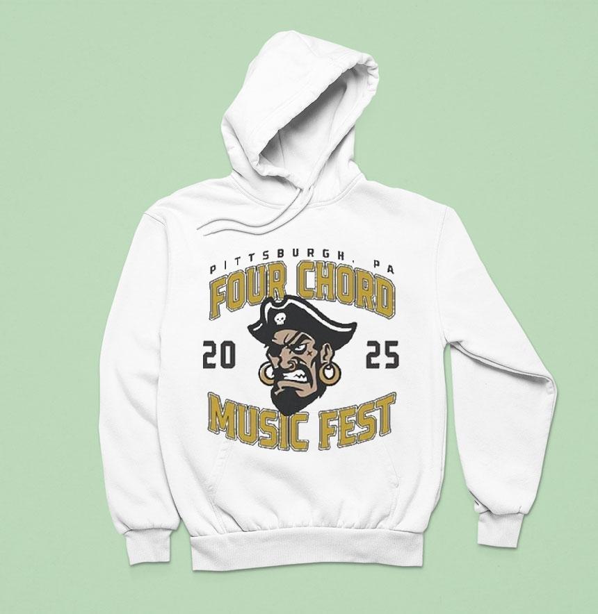 Four Chord Music Festival Pittsburgh Pirates Pa Hoodie Four Chord Music Festival Pittsburgh Pirates Pa Hoodie