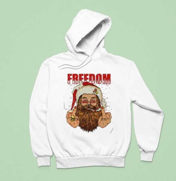 Freedom Defiant Santa Claus Hoodie