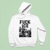 Fuck Ice Barbed Wire Protes Hoodie