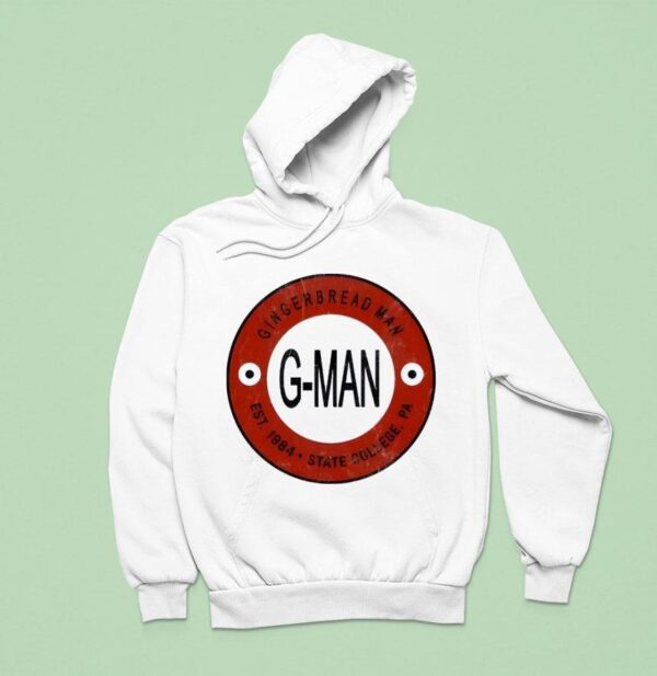 G Man Gingerbread Man Est State College Hoodie