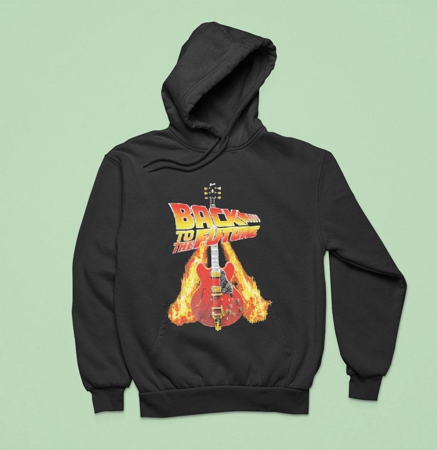 Gibson Back To The Future Guitar Hoodie Gibson Back To The Future Guitar Hoodie