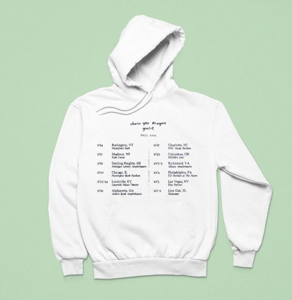 Goose Chain Yer Dragon Fall Tour Hoodie
