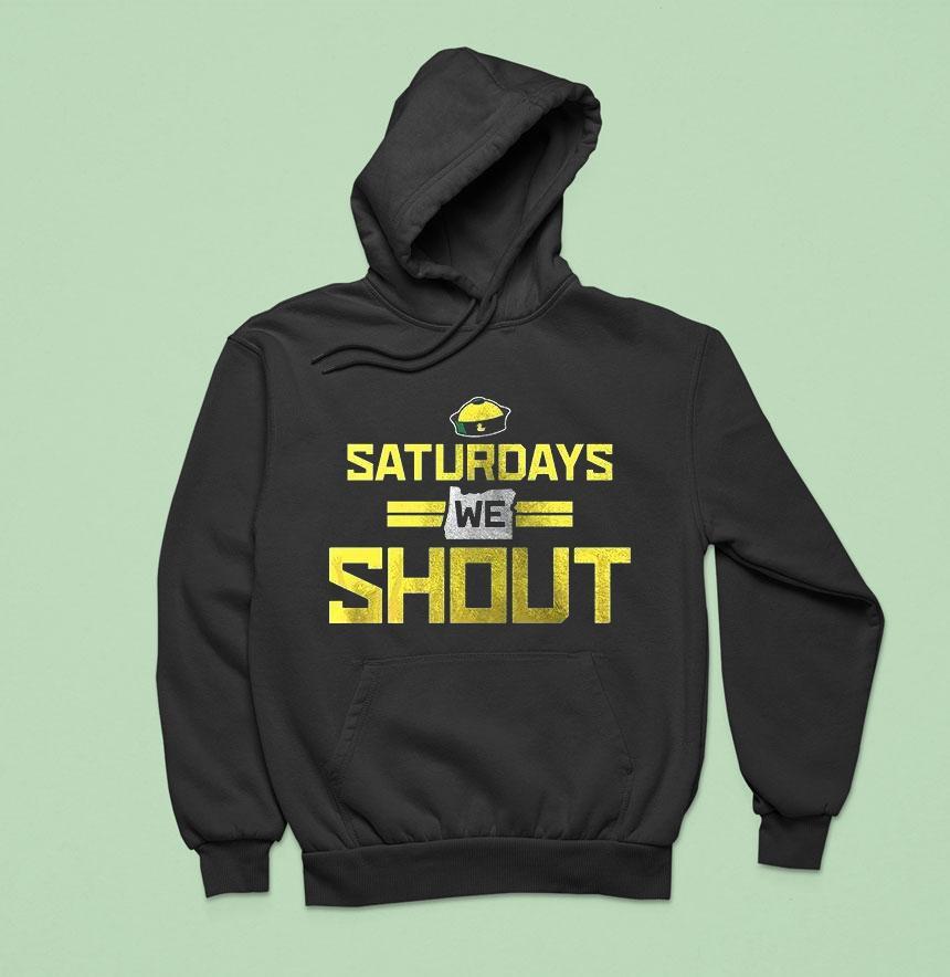 Grateful Dead X Oregon Ducks Saturdays We Shou Hoodie Grateful Dead X Oregon Ducks Saturdays We Shou Hoodie