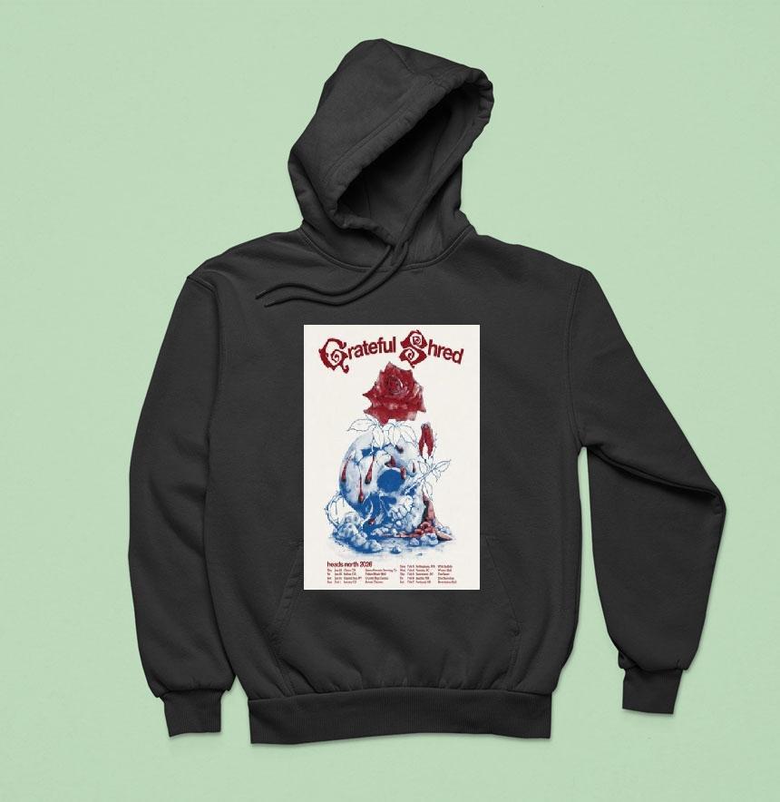 Grateful Shred Head North Tour Hoodie Grateful Shred Head North Tour Hoodie
