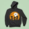 Great Pumpkin Charlie Brown Peanuts Trick Or Treat Silhouettes Hoodie