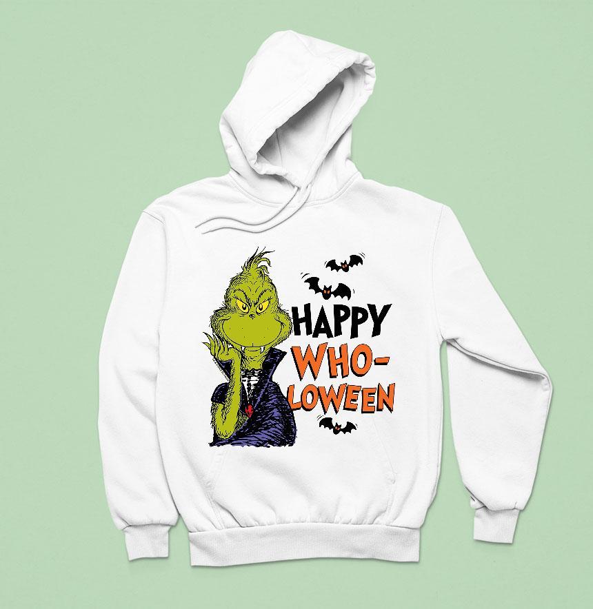 Grinch Happy Wholoween Hoodie Grinch Happy Wholoween Hoodie