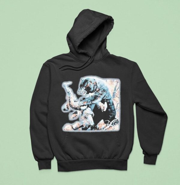 Half Face Blades Bear Hoodie