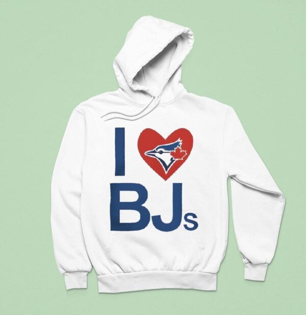 I Love Toronto Blue Jays Logo Hoodie