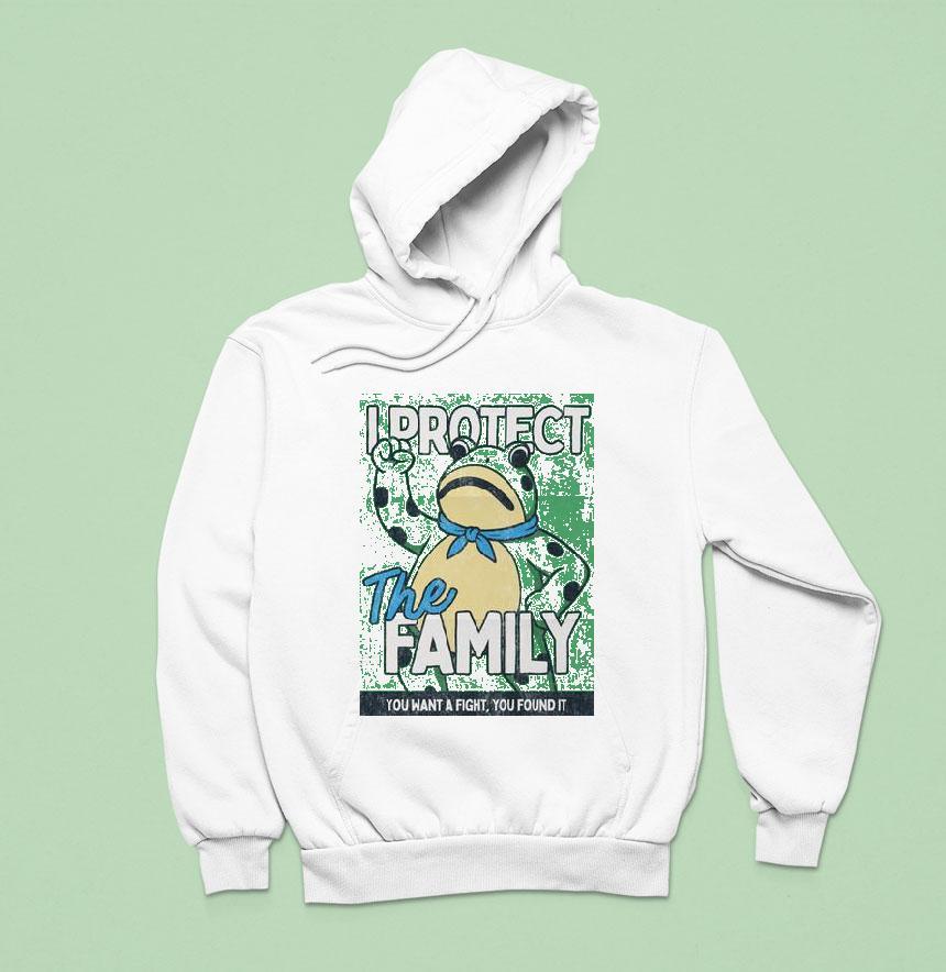 I Protect The Family Frog Hoodie I Protect The Family Frog Hoodie