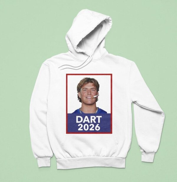 Jaxson Dart New York Giants Cigarette Hoodie