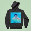 Joe Jonas Wear Swimming Goggles In The Pool Hoodie