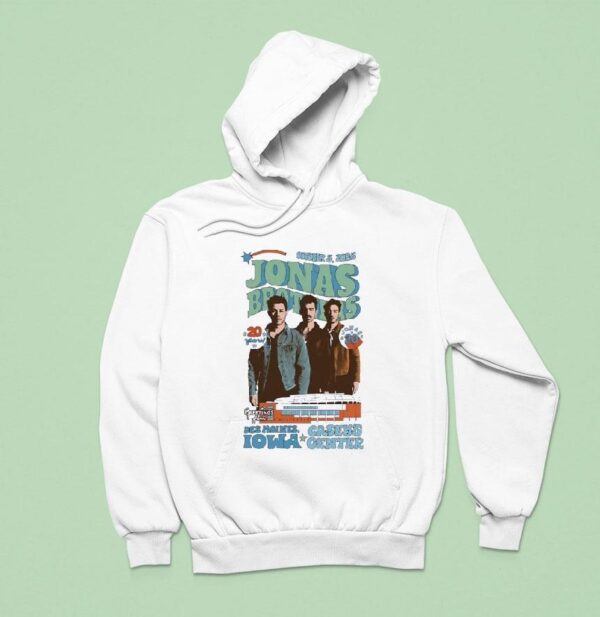 Jonas Brothers Des Moines Iowa Casey S Center Hoodie