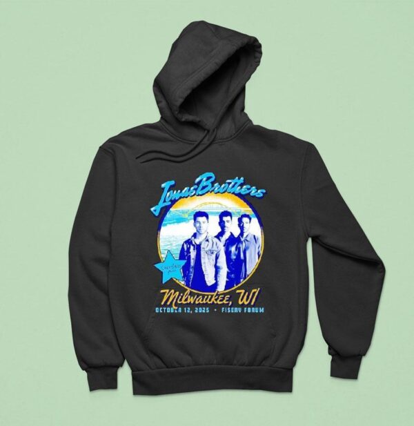 Jonas Brothers Greetings From Your Hometown Milwaukee Wl Hoodie