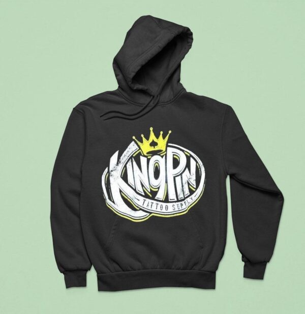 Kingpin Tattoo Supply Weathered Logo Hoodie