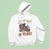 Let Me Read In Peace Skeleton Books Coffin Halloween Hoodie