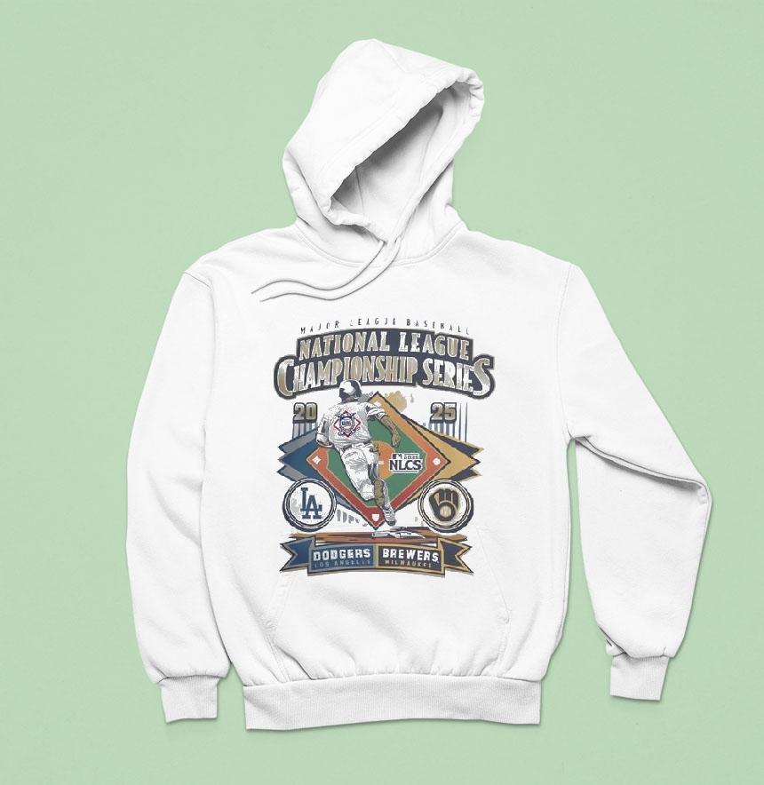 Los Angeles Dodgers Vs Milwaukee Brewers Nlcs Hoodie Los Angeles Dodgers Vs Milwaukee Brewers Nlcs Hoodie