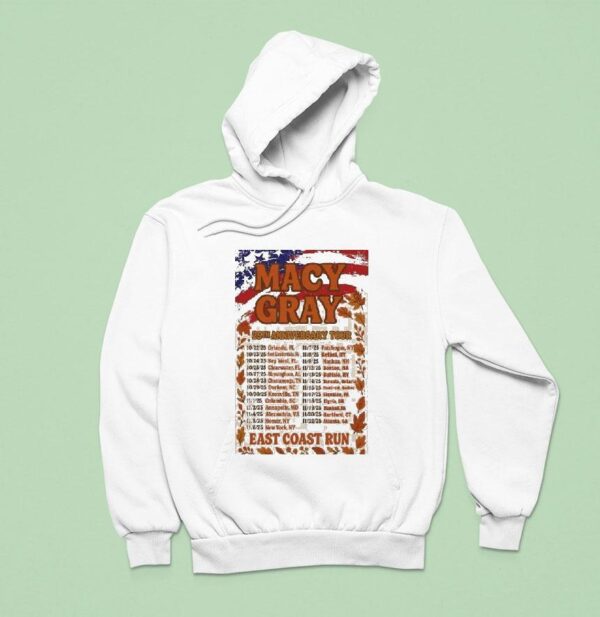 Macy Gray East Coast Run Th Anniversary Tour Hoodie