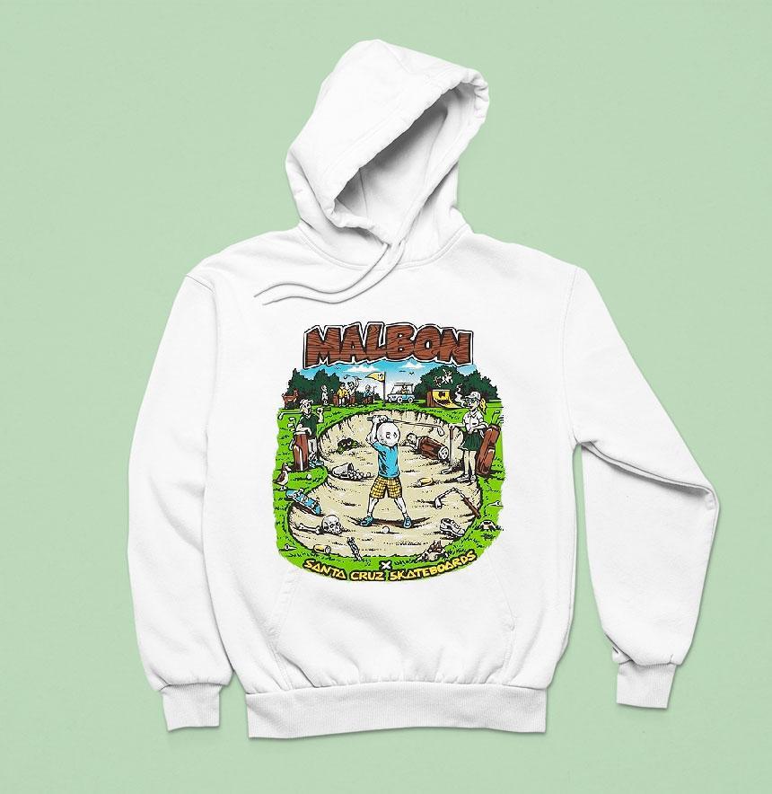 Malbon Goft X Santa Cruz Bermuda Bunker Hoodie Malbon Goft X Santa Cruz Bermuda Bunker Hoodie