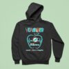 Miami Dolphins Teacher Teach Love Inspire Heartbeat Apple Hoodie