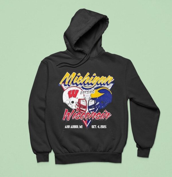 Michigan Wolverines Vs Wisconsin Badgers Football Hoodie
