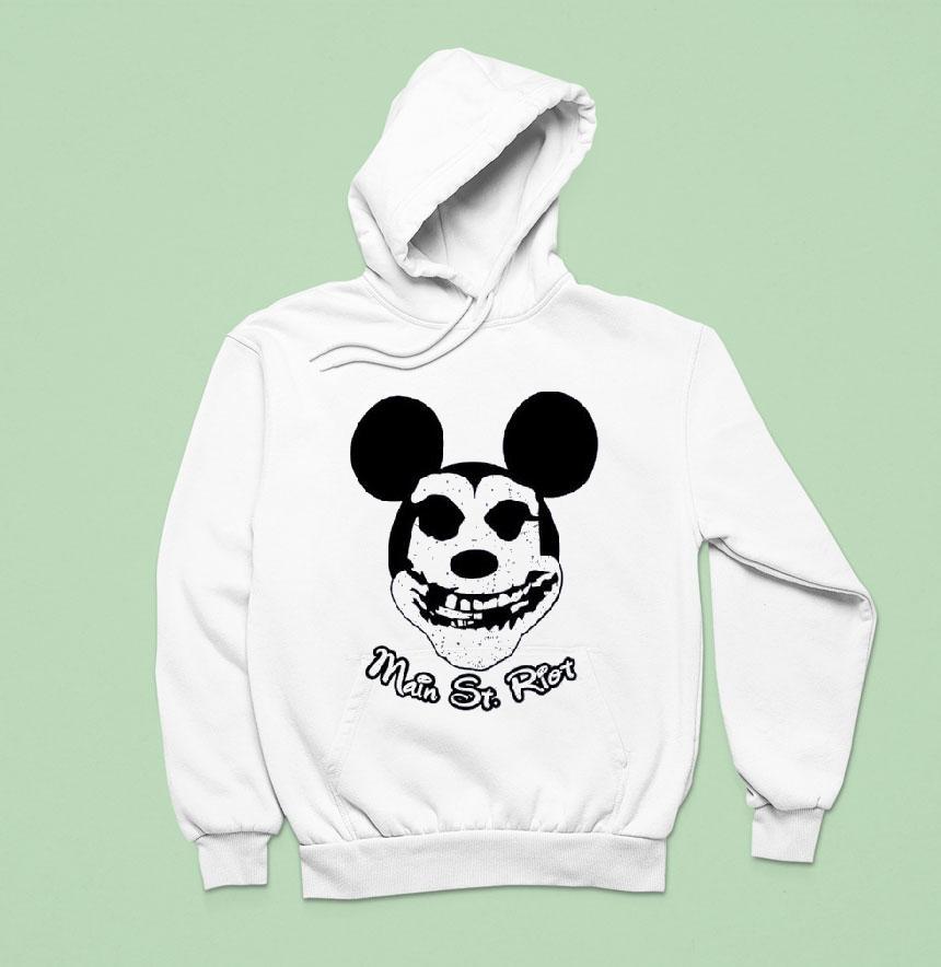 Mickey Skeleton Face Main St Rio Hoodie Mickey Skeleton Face Main St Rio Hoodie