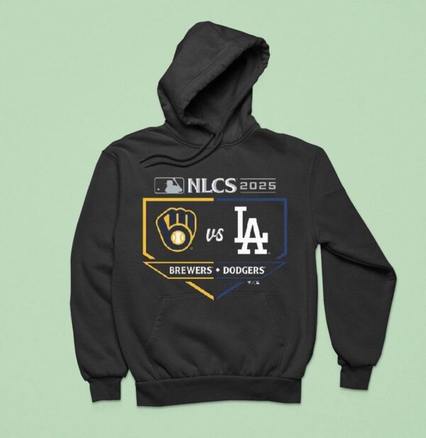 Milwaukee Brewers Vs Los Angeles Dodgers National League Championship Series Matchup Batter S Box Hoodie