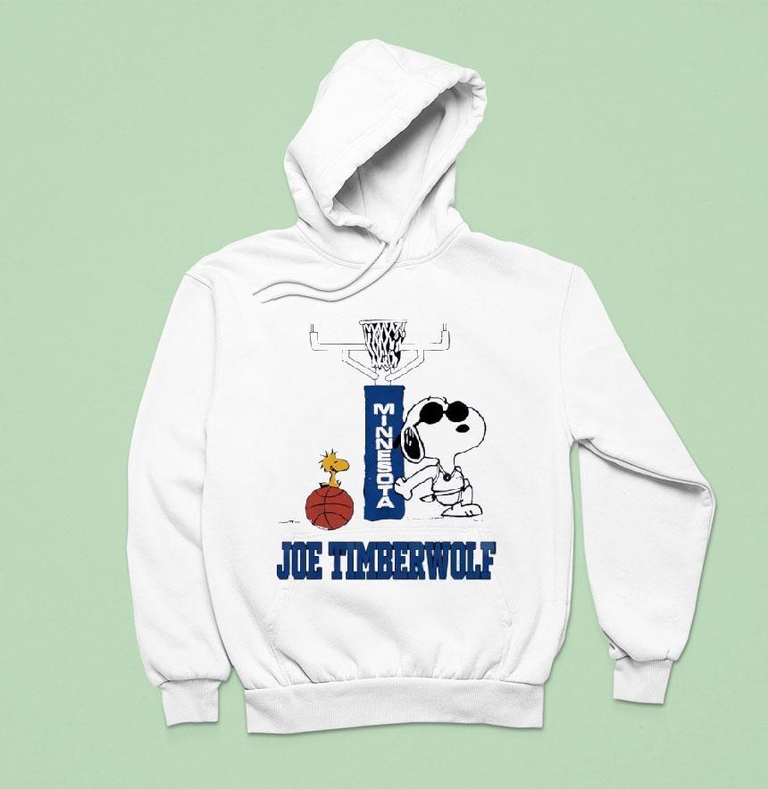 Minnesota Joe Timberwolf Joe Cool Snoopy And Woodstock Hoodie Minnesota Joe Timberwolf Joe Cool Snoopy And Woodstock Hoodie
