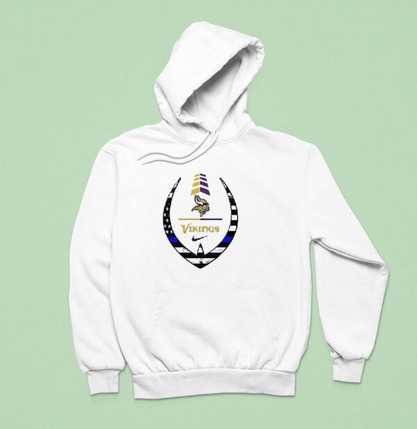 Minnesota Vikings Police Law Enforcement Appreciation Day Logo Hoodie