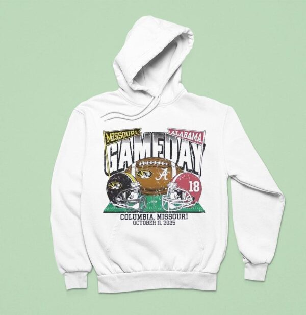 Missouri Tigers Vs Alabama Crimson Tide Columbia Missouri Gameday Hoodie