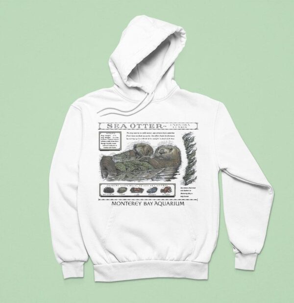 Monterey Bay Aquarium Enhydra Lutris Primary Food Sources Sea Otters Hoodie